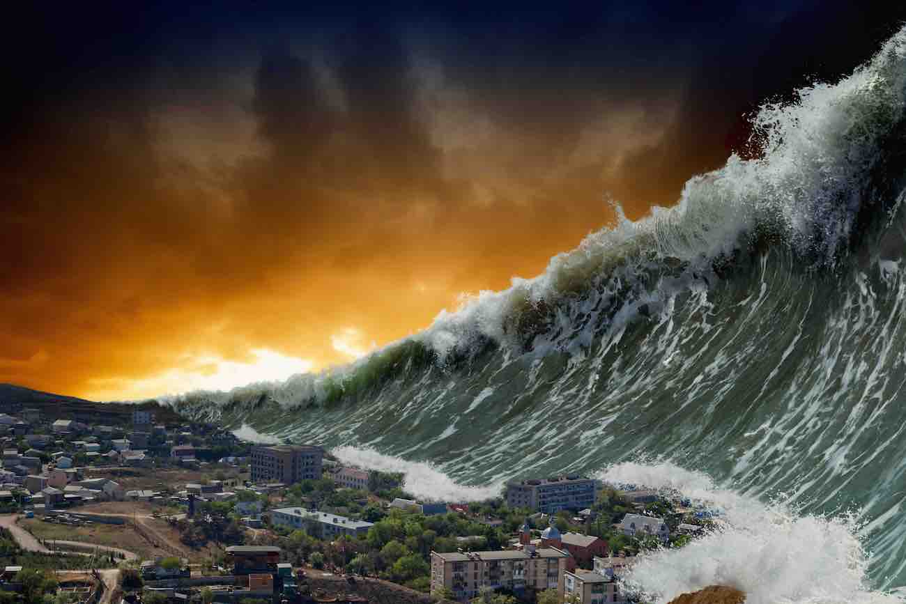 ilustrasi tsunami