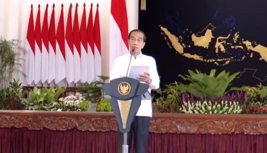 Presiden Jokowi Saat Membuka Kongres PA GMNI 2021