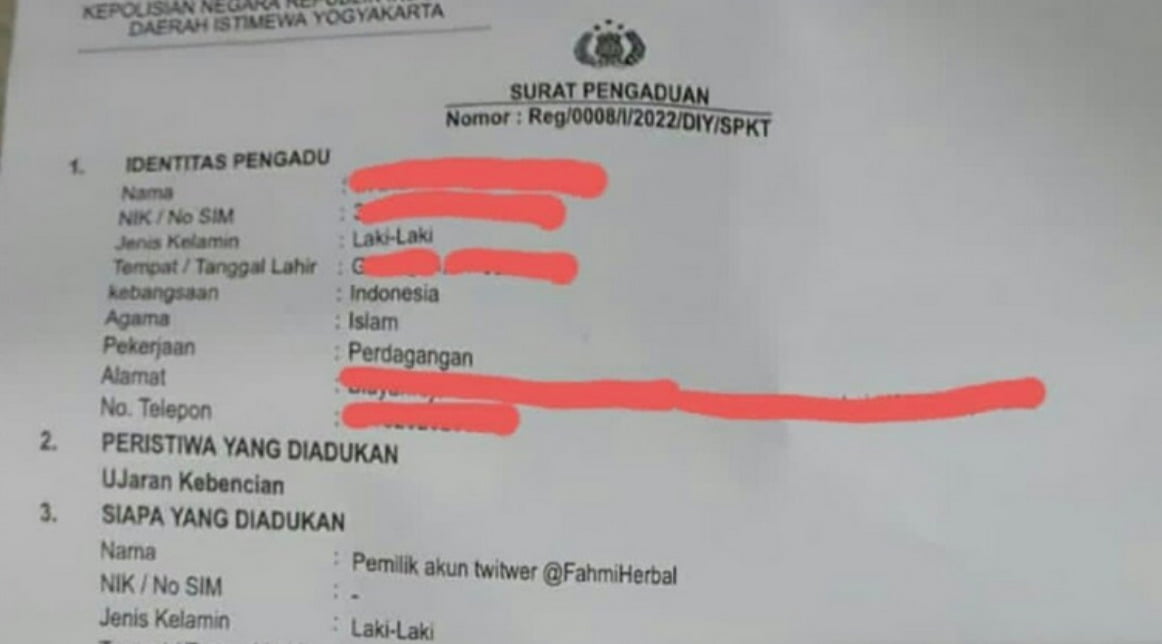 hina masyarakat asli indonesia fahmi alkatiri diadukan ke polisi 4