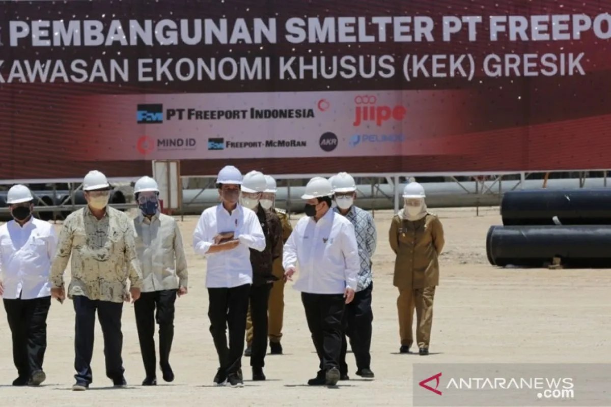 Smelter Freeport Di Gresik Berkapasitas 1,3 Juta Ton Diresmikan, Jadi ...